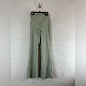 Yogalicious Lux green pants bell bottoms size small Y2K yoga workout pants